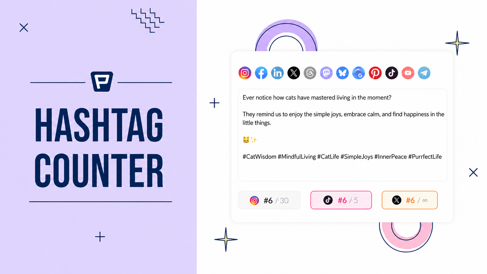 YouTube Hashtag Counter | Free Tool by Publer